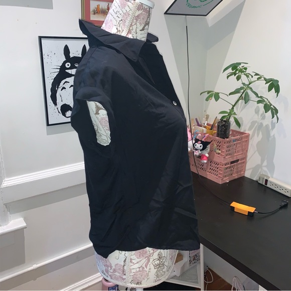 Black button up - Picture 3 of 4